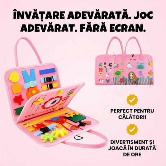 Chiloței de antrenament Kinderspeech cu model vesel cu avioane, material elastic și strat impermeabil pentru confortul și protecția copiilor activi