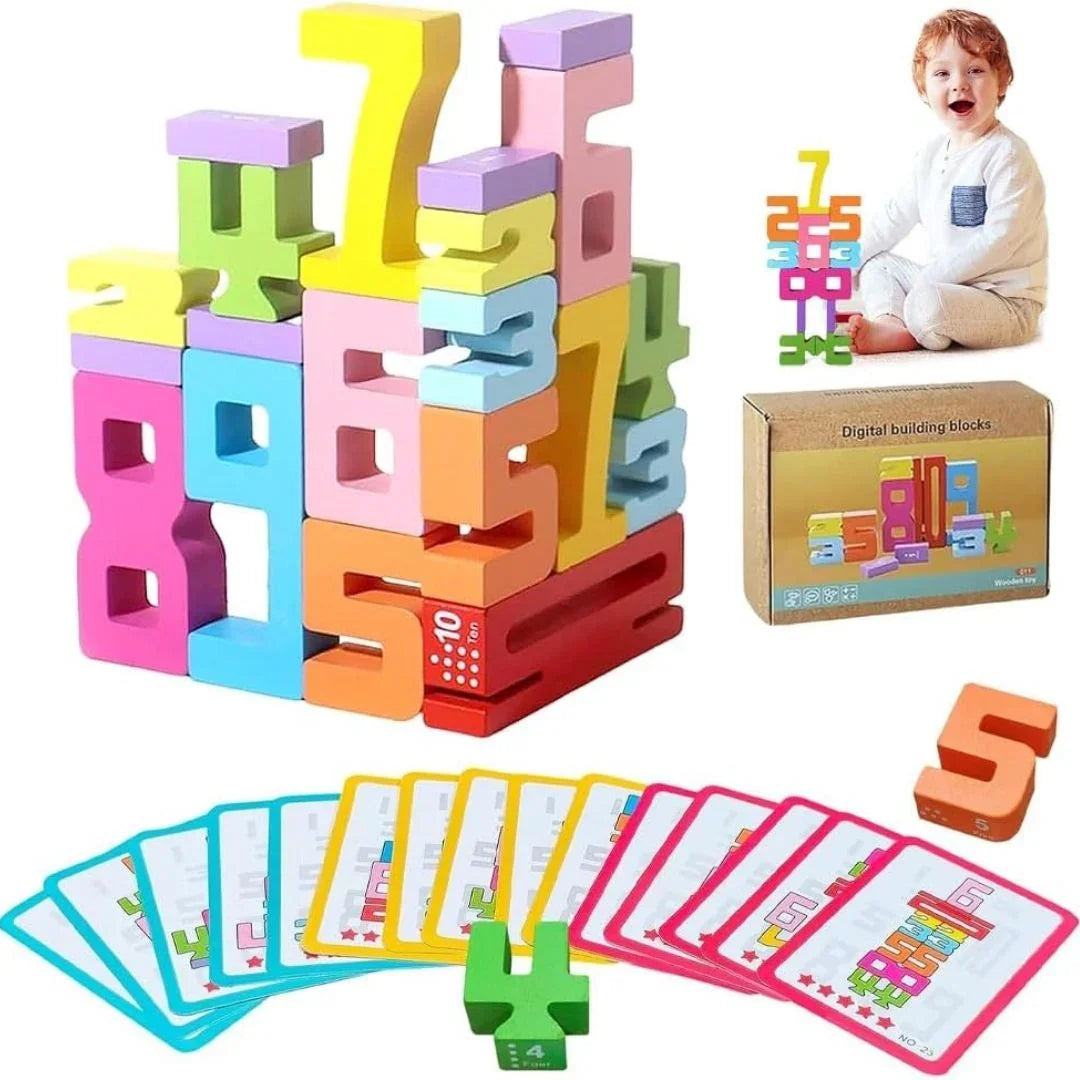 KinderSpeech - Set Montessori pentru dezvoltarea abilităților de numărare
